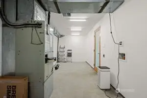 Utility / storage room. Lower level.