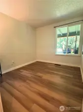 Bedroom 2. The previous owner used this room as an office. The sky is the limit on what to do with this great room.
