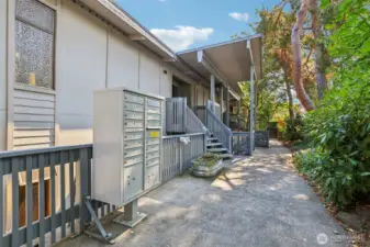 Outdoor walkways and exterior entries create a small friendly neighborhood feel!