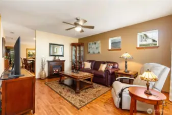 Living room upon entry