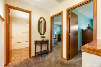 Upper floor landing