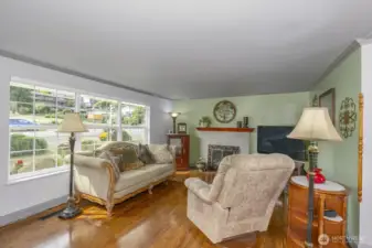 Beautiful hardwood floors.