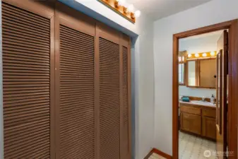 large walkin closet