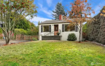 Front of home.