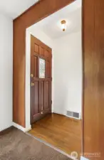 Front entry