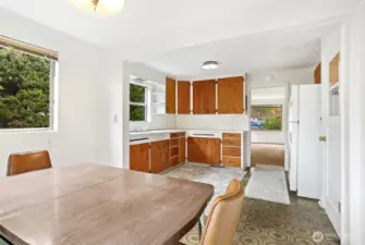 Dining area looking toward living room.