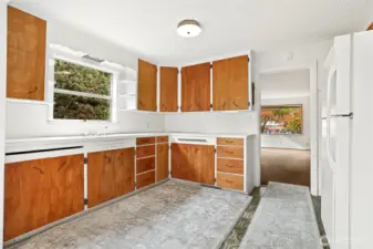 Kitchen looking at Livingroom.