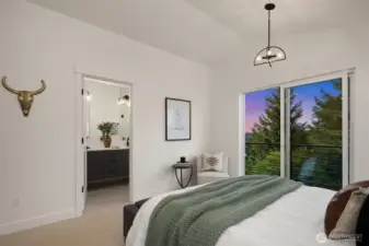 wake up to views of Lake Washington