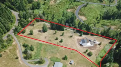 Good separation from neighboring homes