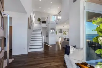 Enter to vaulted ceilings