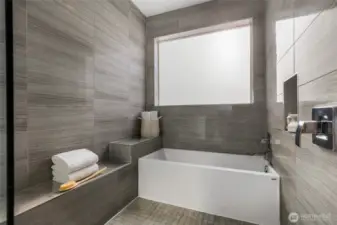 Private bath for primary bedroom