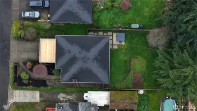 Great lot, on dead end street.