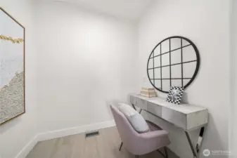 Extra room in master suite/ might be converted to a closet or add a shower to the office area (buyer to verify)