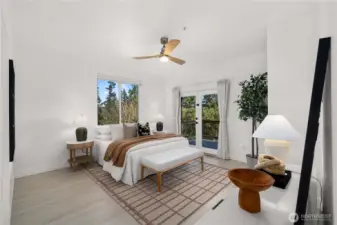 2nd primary suite with views