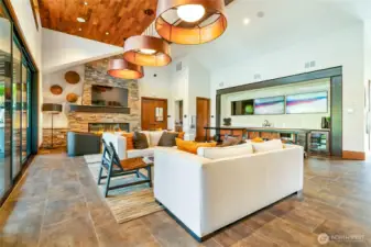 Common area clubhouse- accessed with homeowner app on your phone