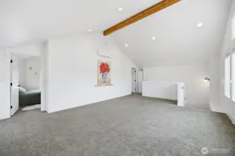 Again, this space up her has endless possibilities and is very spacious.