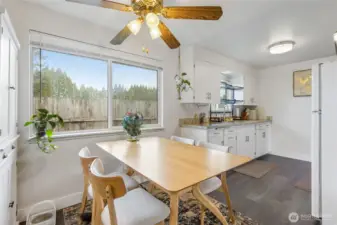 Looking into the kitchen from the Dining room of 8313.
