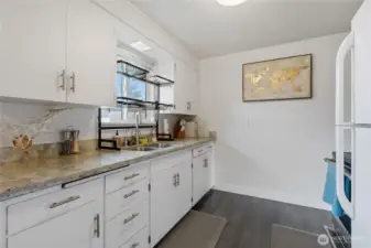 Granite counters in unit 8313.