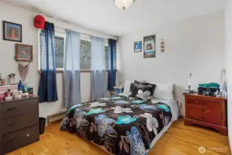 Bedroom #1 for Unit 8311 with Hardwoods.