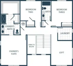 Photographs are for illustrative purposes only. Features, finishes, interior/exterior colors, landscaping and floorplan shown may vary from actual homes built