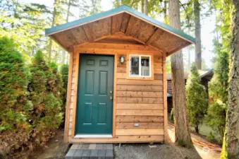 SHED WITH ELECTRIC AND STORAGE