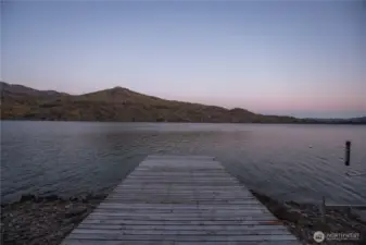 Skip the boat chop of downtown Chelan and be on the smooth part of the lake
