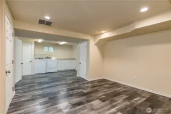 Flex space downstairs