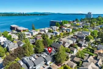 Fabulous location-Quiet, 1 block to lake and a couple of blocks to Madison Park restraurants.