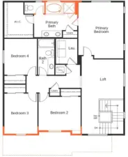 floorplan drawing for illustrative purposes only