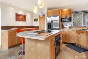 1221. The kitchen is a delight to cook in. You can just hang out with the cook.