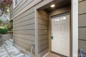Walkway to the backyard