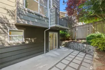 Rare direct access to the backyard from the 3rd bedroom/office.
