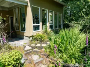 Sunroom is the main entrance to this home.