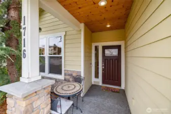 Covered ADA accessible front entry