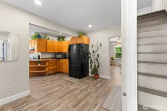 Entry in to kitchen
