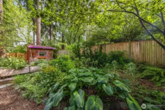 A gorgeous setting and a gardening paradise.