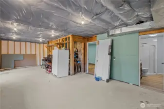 So much potential to add finished square footage - a second living room?