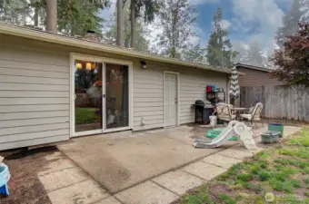 Back patio