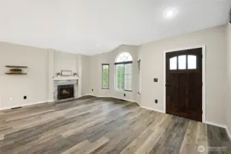 LVP flooring on the main.