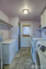 Laundry room- washer and dryer only a year old!