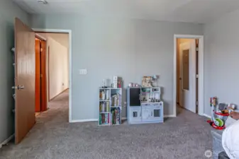 Another view of the third bedroom