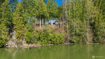 High above Alder lake, this home offers spectacular views!