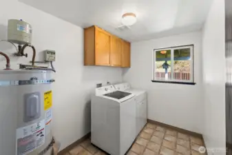 First floor utility room