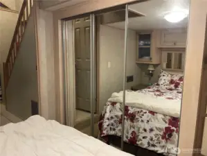 Plenty of storage in primary bedroom