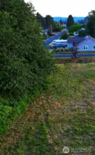 View from back of lot