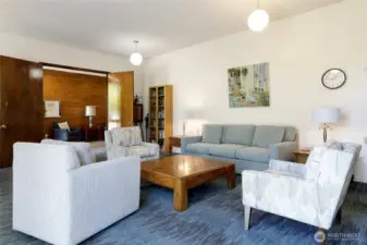 Large clubhouse with kitchen for larger parties.