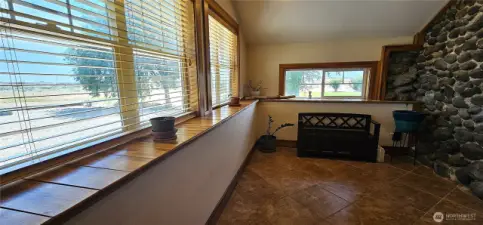 Survey your estate while dining.
