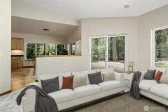 Living Room Virtually Staged.