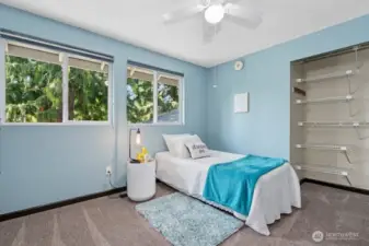 Bedroom #3 is also roomy enough for a larger bed and furniture.