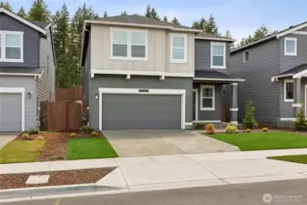 Photo of same plan but not actual home and reflects different colors and elevation.